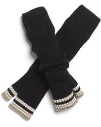Barrie - Fingerless Gloves In Flecked Cashmere - Lyst