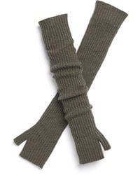 Barrie - Long Cashmere Fingerless Gloves - Lyst