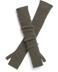 Barrie - Long Cashmere Fingerless Gloves - Lyst