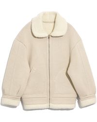 Barrie - Cashmere And Alpaca Bomber Jacket - Lyst