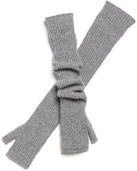 Barrie - Long Cashmere Fingerless Gloves - Lyst