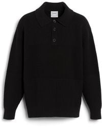 Barrie - Waffle-effect Cashmere Polo Shirt - Lyst