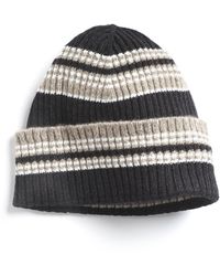 Barrie - Beanie Hat In Flecked Cashmere - Lyst