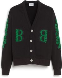 Barrie - Cardigan In Cotton With A Cashmere B Logo - Lyst