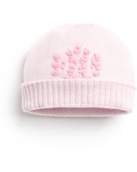 Barrie - Cashmere Beanie Hat With B Logo - Lyst