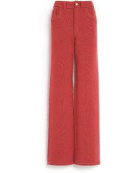 Barrie - Cashmere And Cotton Patchwork Denim Trousers - Lyst