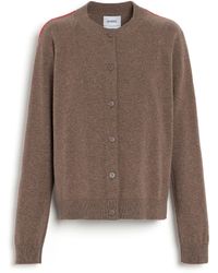 Barrie - Cashmere Cardigan With Graphic Line - Lyst