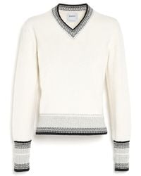 Barrie - Cashmere V-neck Jumper - Lyst
