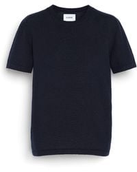 Barrie - Top In Cashmere And Silk - Lyst