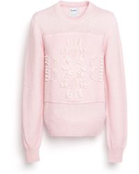 Barrie - 3d Cashmere Logo Round-neck Jumper - Lyst