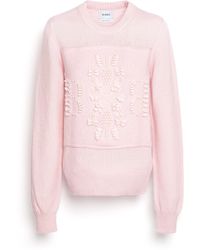 Barrie - 3d Cashmere Logo Round-neck Jumper - Lyst