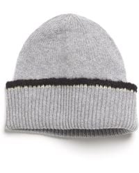 Barrie - Shearling-effect Cashmere Beanie - Lyst