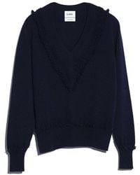Barrie - Timeless V-Neck Cashmere Jumper - Lyst