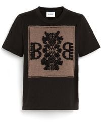 Barrie - T-shirt With Cashmere B Logo Patch - Lyst