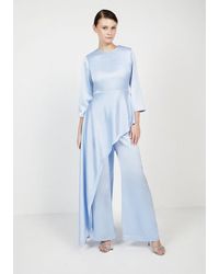 Baruni - Zz Wide-Leg Occasion Pants Set - Lyst