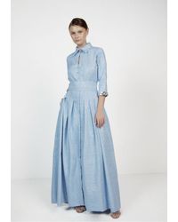 Baruni - Zinnia Jacquard Shirt Gown - Lyst