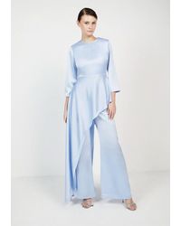 Baruni - Zz Wide-Leg Occasion Pants Set - Lyst
