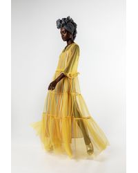 Baruni Maxi Tulle Dress - Multicolor