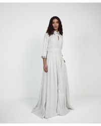 Baruni - Zinnia Jacquard Shirt Gown - Lyst