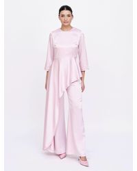 Baruni - Zz Wide-Leg Occasion Pants Set - Lyst