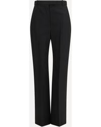 McQueen - Tailored Cotton Pants - Lyst