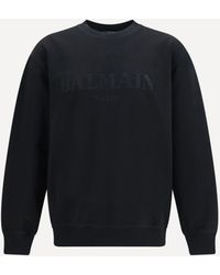 Balmain - Vintage Embroidered Logo Sweatshirt - Lyst