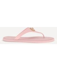 Versace - Rubber Thong Sandals - Lyst