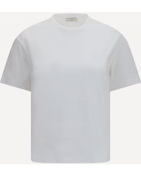 TOTEME - Classic Monochrome T-Shirt - Lyst