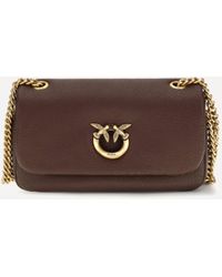 Pinko - Medium Love Bag Click Soft Horizontal Shoulder Bag - Lyst