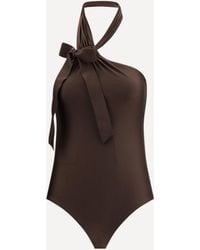 Zimmermann - Awaken Tie Neck One-Piece Bathing Suit - Lyst