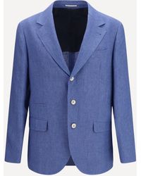 Brunello Cucinelli - Deconstructed Single-Breasted Jacket - Lyst