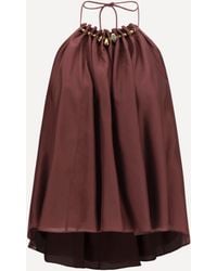 Zimmermann - Aster Beaded Ruched Top - Lyst