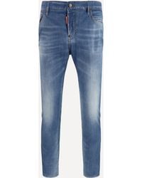 DSquared² - Cotton Jeans With Logo Application - Lyst