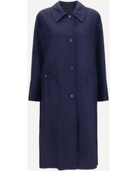 Blazé Milano - Nitak Woolly Wool Trench Coat - Lyst
