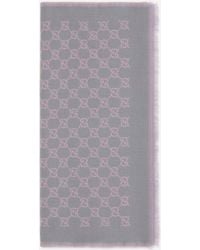 Gucci - Miss Stenny Gg Monogram Wool Scarf - Lyst