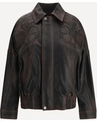 Golden Goose - Nappa Leather Bomber Jacket - Lyst