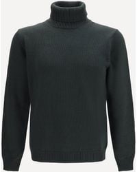 Roberto Collina - Turtleneck Wool Sweater - Lyst