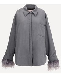 Valentino - Feather Jacket - Lyst