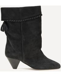 Isabel Marant - Draped Suede Boots - Lyst