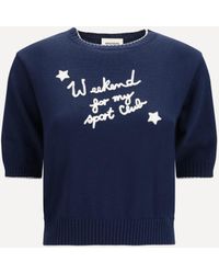 Weekend by Maxmara - Cotton Knit Sweater - Lyst