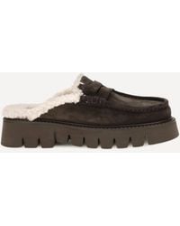 Pedro Garcia - Savy Shearling Mules - Lyst