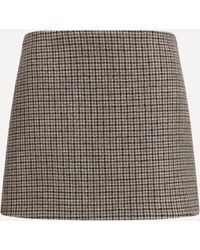 P.A.R.O.S.H. - P. A.R. O.S. H. Houndstooth Mini Skirt - Lyst