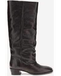 P.A.R.O.S.H. - P. A.R. O.S. H. High Leather Boots - Lyst