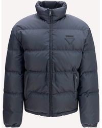 Prada - High-Neck Padded Jacket - Lyst