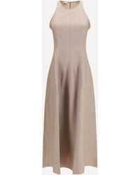 Brunello Cucinelli - Sparkling Linen Twill Dress - Lyst