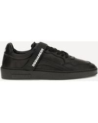 DSquared² - Leather Strap Sneakers - Lyst