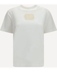 McQueen - Embroidered Logo T-Shirt - Lyst