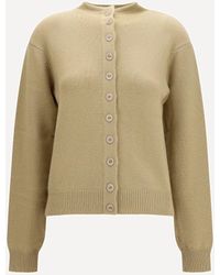 Lemaire - Reversible Cashmere Button Sweater - Lyst