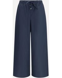 Max Mara - Aureo Cotton Poplin Pants - Lyst