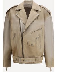 Golden Goose - Journey Leather Jacket - Lyst